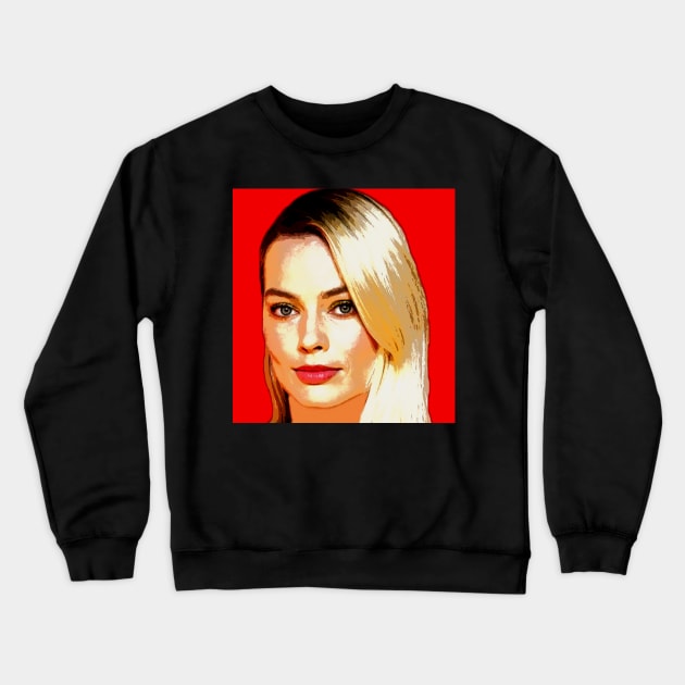 margot robbie Crewneck Sweatshirt by oryan80